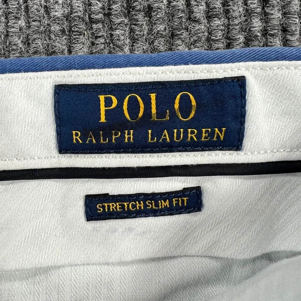 Polo Ralph Lauren Chino Pants Mens‎ 34x34 Blue Stretch Classic Fit Casual Golf